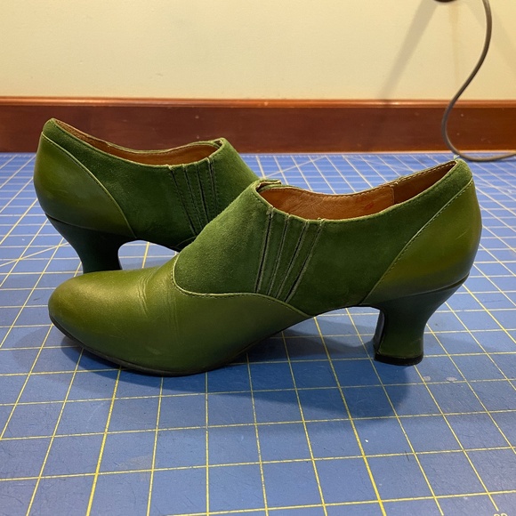 American Duchess button shoes Greta green 1930s royal vintage label - Picture 9 of 10